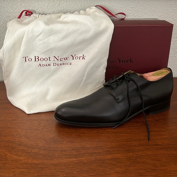 To Boot New York Declan Plain Toe Black Size 8 - Picture 5 of 5